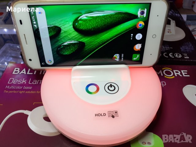 Безжична Настолна RGB led лампа / Led RGB wireless table lamp, снимка 10 - Настолни лампи - 32263243