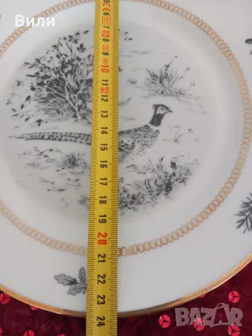 Прекрасни чинии с декорация от диви животни, снимка 6 - Чинии - 49293149