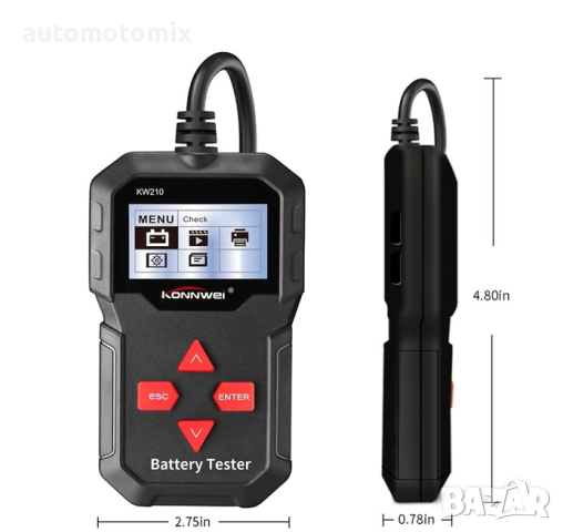 Тестер за акумулатор 12V - 1851759, снимка 2 - Аксесоари и консумативи - 44898063