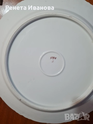 Прекрасно старо порцеланово плато , снимка 3 - Декорация за дома - 53170948