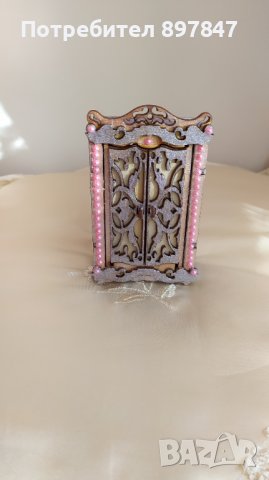 Дървена стаичка с мини мебели , снимка 10 - Играчки за стая - 40877882