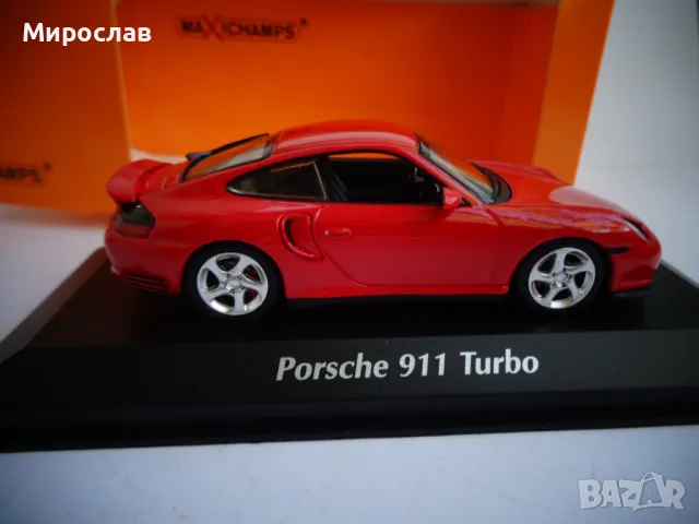 1:43 Minichamps/MAXICHAMPS PORSCHE 911 КОЛИЧКА МОДЕЛ, снимка 4 - Колекции - 47690706