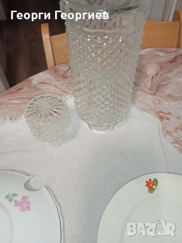 Стари стъклени неща , снимка 2 - Аксесоари за кухня - 37504163