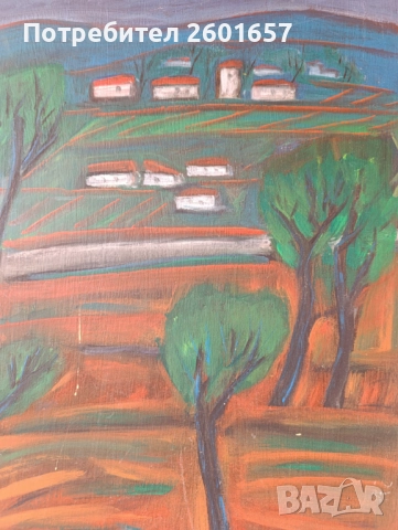 Картина на Петър Домусчиев, снимка 4 - Картини - 52447419