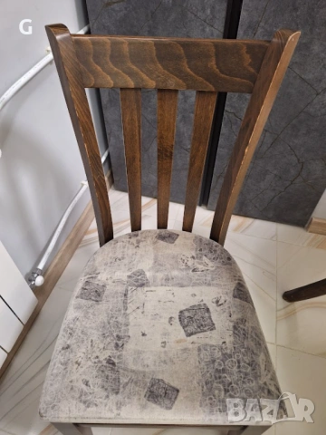 Комплект кухненска, трапезна маса, разтегателна с 4 стола., снимка 7 - Маси - 53332681