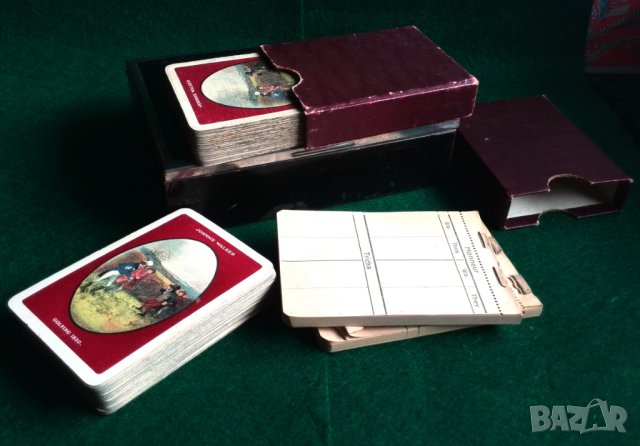Винтидж тесте карти за игра Johnnie Walker Whisky Golfing Slip Case, снимка 6 - Антикварни и старинни предмети - 43254726