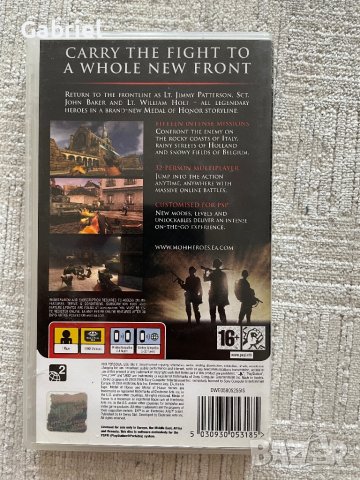 Medal of Honor Heroes PSP, снимка 3 - Игри за PlayStation - 43800234