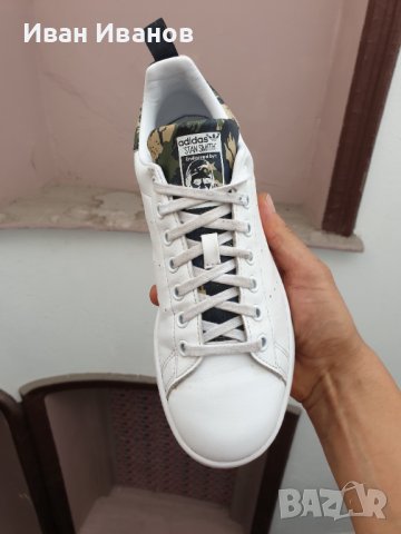маратонки   adidas Originals Stan Smith White Camo номер 41, снимка 10 - Маратонки - 37315265
