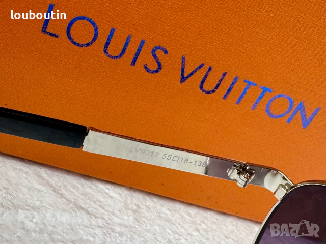 Louis Vuitton мъжки слънчеви очила авиатор, снимка 9 - Слънчеви и диоптрични очила - 44845152