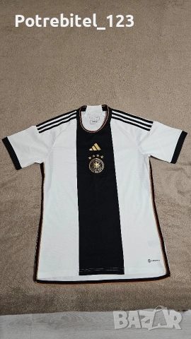 Адидас футболна тениска Германия 22 бяла
