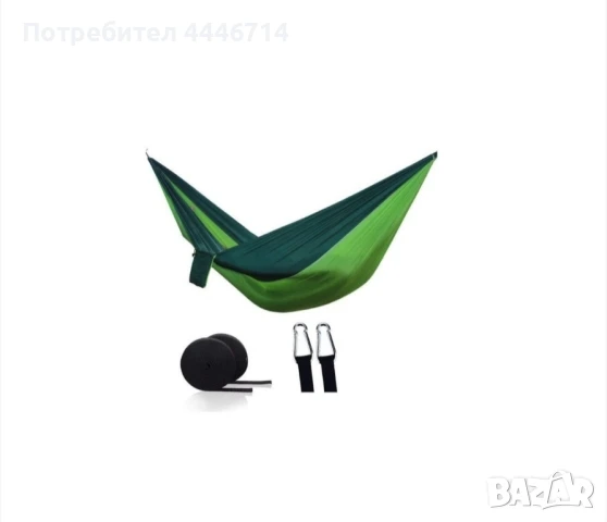 Найлонов Хамак в торба, Хамак за къмпинг , снимка 3 - Други - 50540629