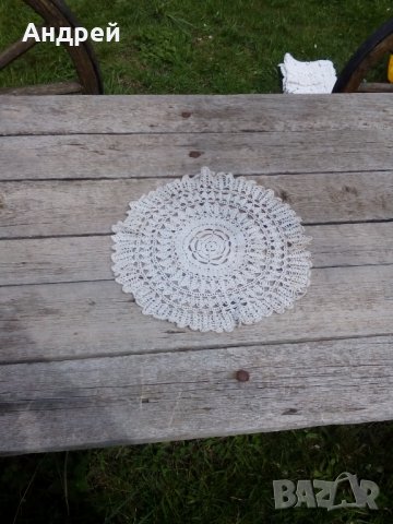 Стара плетена покривка #16, снимка 3 - Антикварни и старинни предмети - 28946176