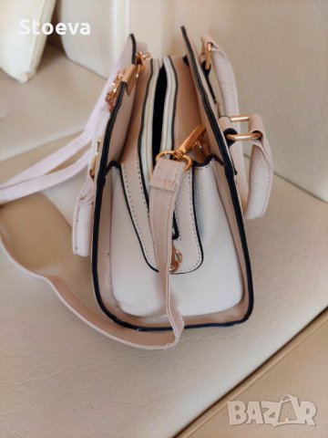 Дамска бежова чанта , снимка 3 - Чанти - 33369639