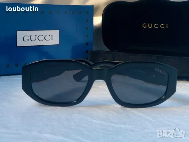 GUCCI с лого 1:1 дамски слънчеви очила елипса 2 цвята овални кръглин, снимка 15 - Слънчеви и диоптрични очила - 47774985