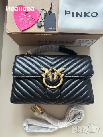 Дамска чанта Pinko модел Love Lady Puff Classic, снимка 2 - Чанти - 48471483