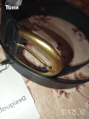 DESIGUAL Оригинал Нов Дамски Колан от Естествена Кожа с Етикет 110см. , снимка 2 - Колани - 52703290