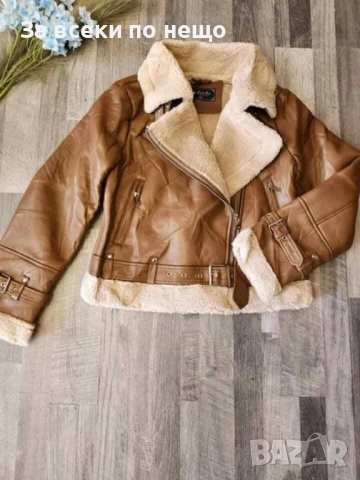 Дамско Кожено Яке - 2 Налични Цвята Код I_197, снимка 3 - Якета - 52269686