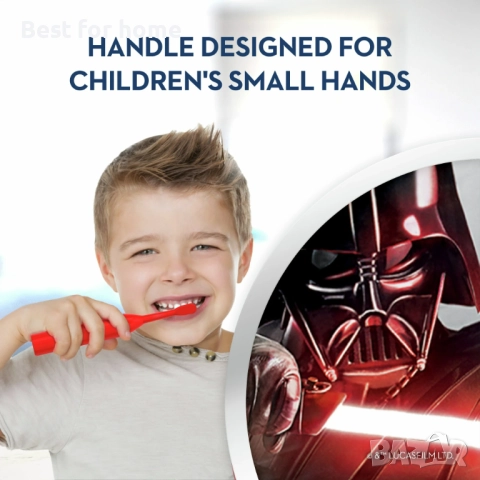 Детска четка за зъби Oral-B с батерии и изображение на STAR WARS, снимка 2 - Други - 52430058