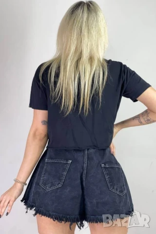 Модерни къси дънкови панталонки , снимка 2 - Къси панталони и бермуди - 50452651