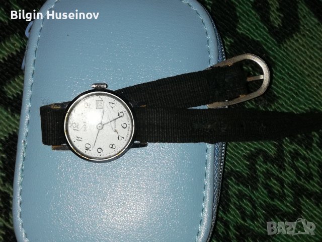 ЗАРЯ 22 КАМЪКА СТАР РЯДЪК МОДЕЛ РУСКИ ДАМСКИ ЧАСОВНИК СДЕЛАНО в СССР 14569, снимка 3 - Антикварни и старинни предмети - 37376349