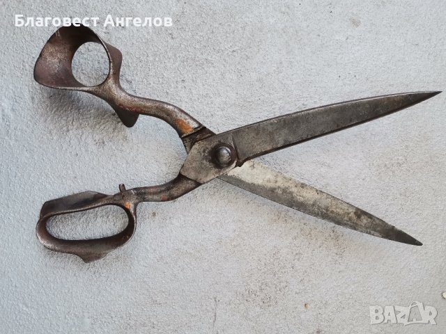 Стара ножица, снимка 4 - Антикварни и старинни предмети - 43541740