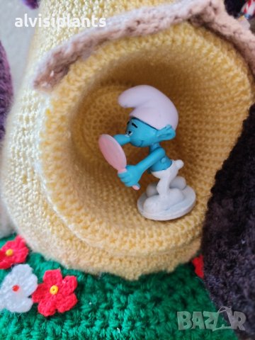 Плетена приказна Смърф къща детска играчка за подарък , снимка 2 - Други - 43580947