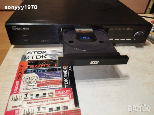 CYBER HOME CH-DVD 505 ВНОС GERMANY 2701261005, снимка 4 - Плейъри, домашно кино, прожектори - 53241304