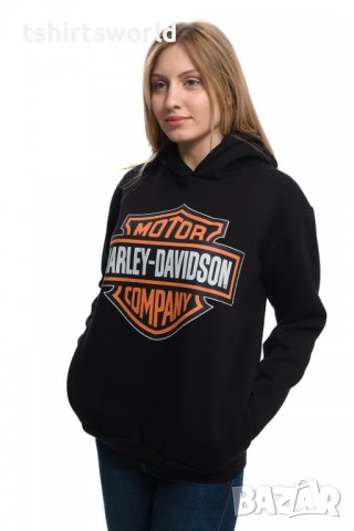 Нов дамски суичър с трансферен печат HARLEY DAVIDSON, мотори, снимка 6 - Суичъри - 37007364
