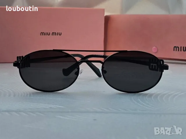 Miu 2024 дамски слънчеви очила елипса, снимка 16 - Слънчеви и диоптрични очила - 38152005