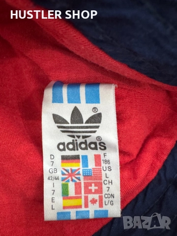 Мъжко горнище VINTAGE ADIDAS 90s TRACK JACKET. Размер L, снимка 5 - Спортни дрехи, екипи - 52940496