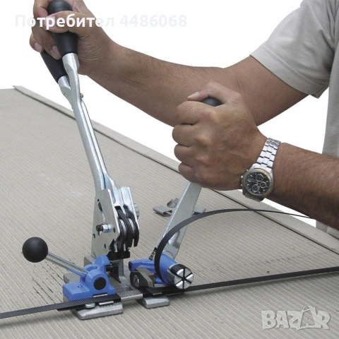 Машина Praim за чембероване на полипропиленова лента 13 мм , снимка 2 - Други машини и части - 53510418