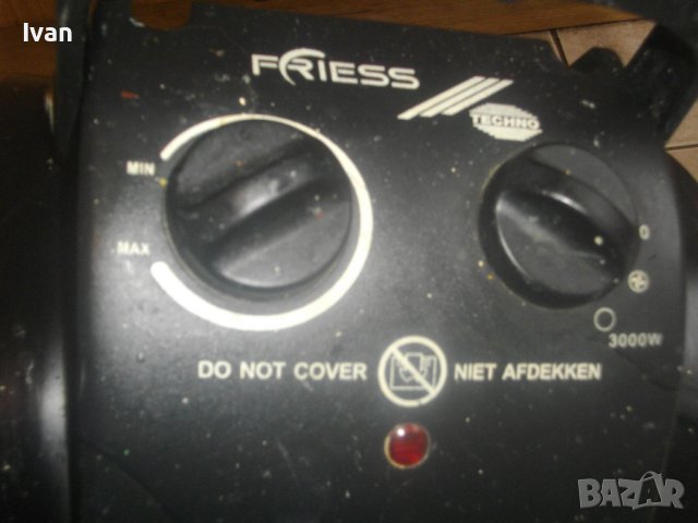 3000 Вата Eл.Строителен Отоплител-Голям-ЗА ЧАСТИ/ЗА РЕМОНТ-Неработещ-Немски Професионален-Helzlufter, снимка 9 - Други инструменти - 44081779