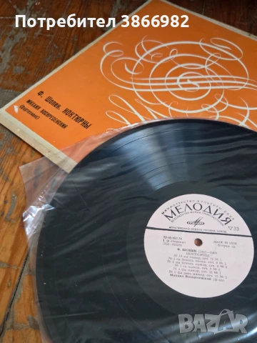 Само 3а Ценители: Стари Грамофонни Плочи-ШОПЕН, снимка 5 - Грамофонни плочи - 51136313