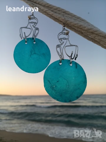 Обици балерини, снимка 2 - Обеци - 51270121