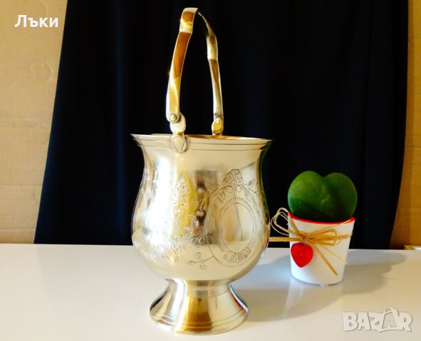 Английски съд за лед,ледарка,маркировка,барок., снимка 2 - Антикварни и старинни предмети - 32249982