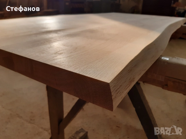 Масивни слепени дъбови плотове за маси, снимка 8 - Маси - 51431560