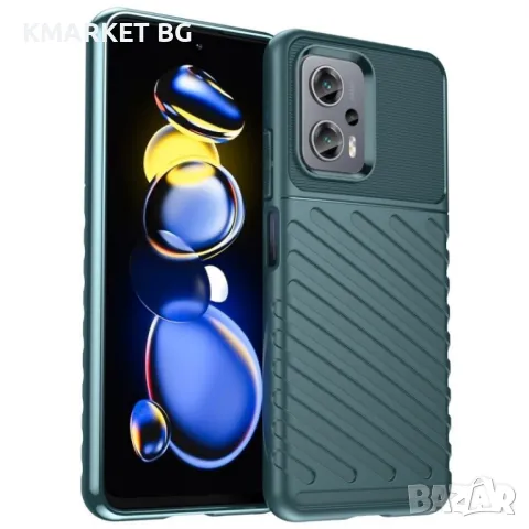 Xiaomi Redmi Note 11T Pro 5G/Note 11T Pro+ 5G/Poco X4 GT 5G Удароустойчив Twill Texture Калъф и Прот, снимка 1 - Калъфи, кейсове - 48846387