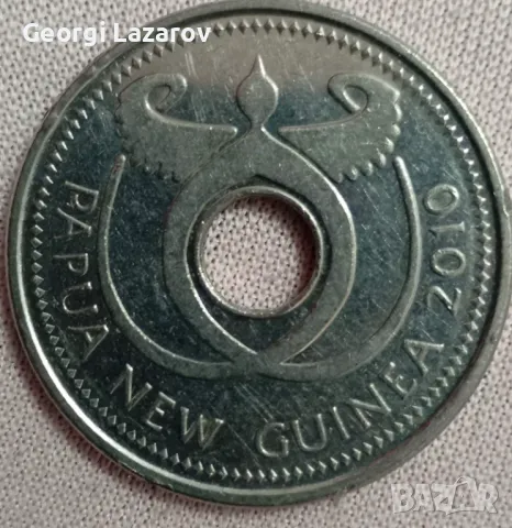 1 кина Папуа Нова Гвинея 2010, снимка 2 - Нумизматика и бонистика - 48231969