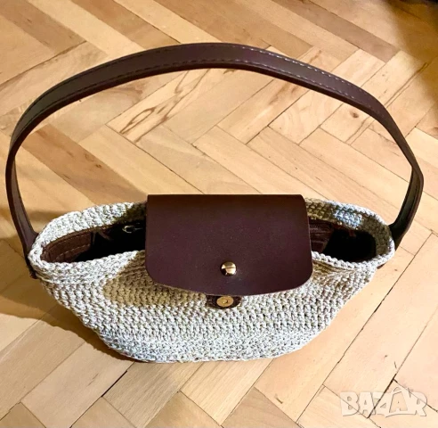 Прекрасни плетени чанти, снимка 2 - Чанти - 50958800