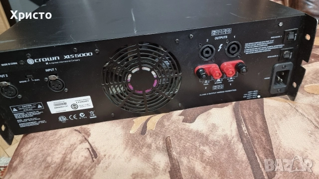 Крайно стъпало CROWN XLS 5000, снимка 8 - Ресийвъри, усилватели, смесителни пултове - 53367942