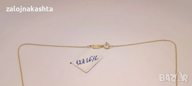 Ново Златно колие-1,74гр/14кр, снимка 5 - Колиета, медальони, синджири - 52719170