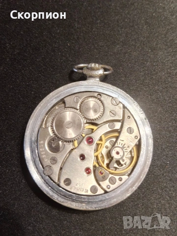 Джобен часовник - Молния - СССР - 18 РУБИНА - РЯДЪК МОДЕЛ, снимка 5 - Джобни - 50040697