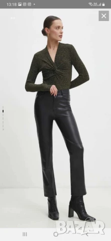 Боди с блестящи частици , снимка 2 - Блузи с дълъг ръкав и пуловери - 50771506