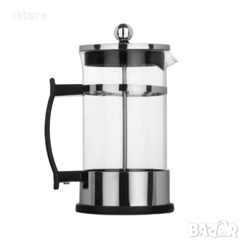 Френска стъклена преса за кафе и чай, снимка 5 - Други стоки за дома - 52712771