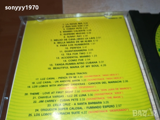 THE MAMBO KINGS CD 2509251619, снимка 11 - CD дискове - 51836554