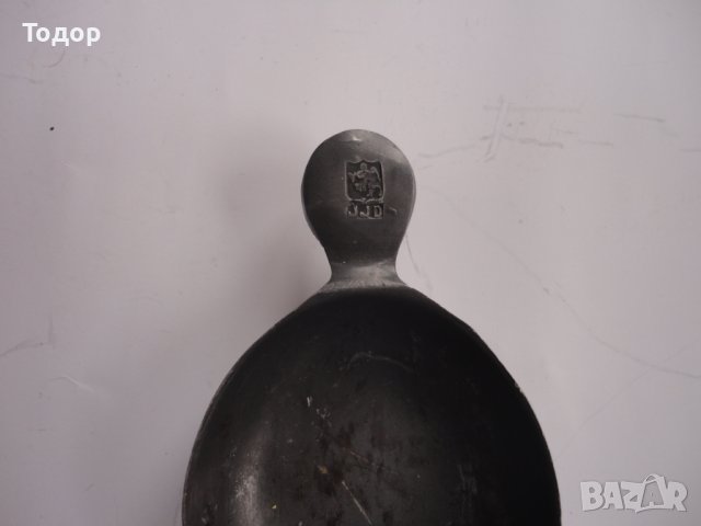 Старинен ритуален калаен съд 19 век , снимка 7 - Колекции - 39939823