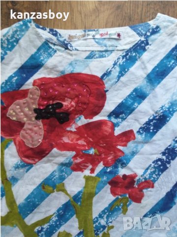 desigual - страхотна дамска блуза КАТО НОВА, снимка 5 - Тениски - 32830892