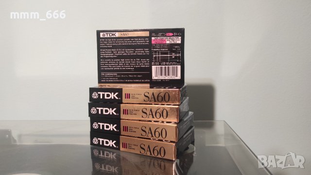 Аудио касети TDK SA-60, снимка 2 - Декове - 43151348