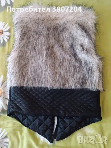 Елегантно пухкаво елече за зимата, снимка 4 - Блузи с дълъг ръкав и пуловери - 47305196