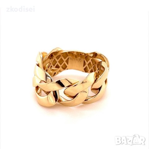 Златен дамски пръстен 6,96гр. размер:62 14кр. проба:585 модел:16399-5, снимка 2 - Пръстени - 40770118